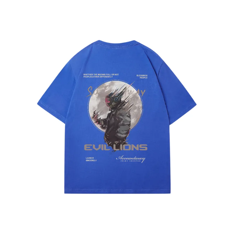 Evil Lions T Shirts Unisex-3