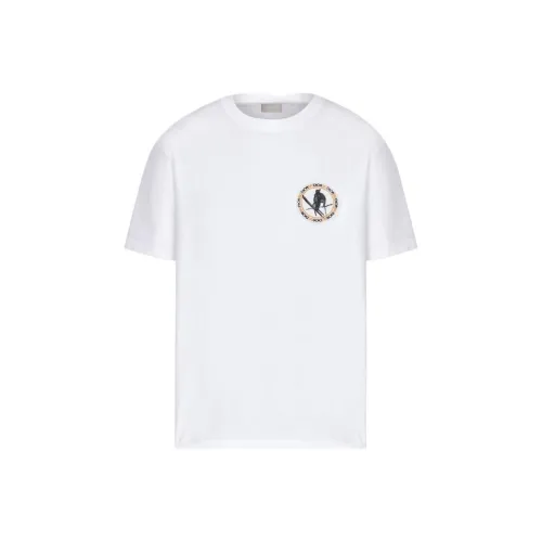 DIOR T-Shirts Unisex Ecru