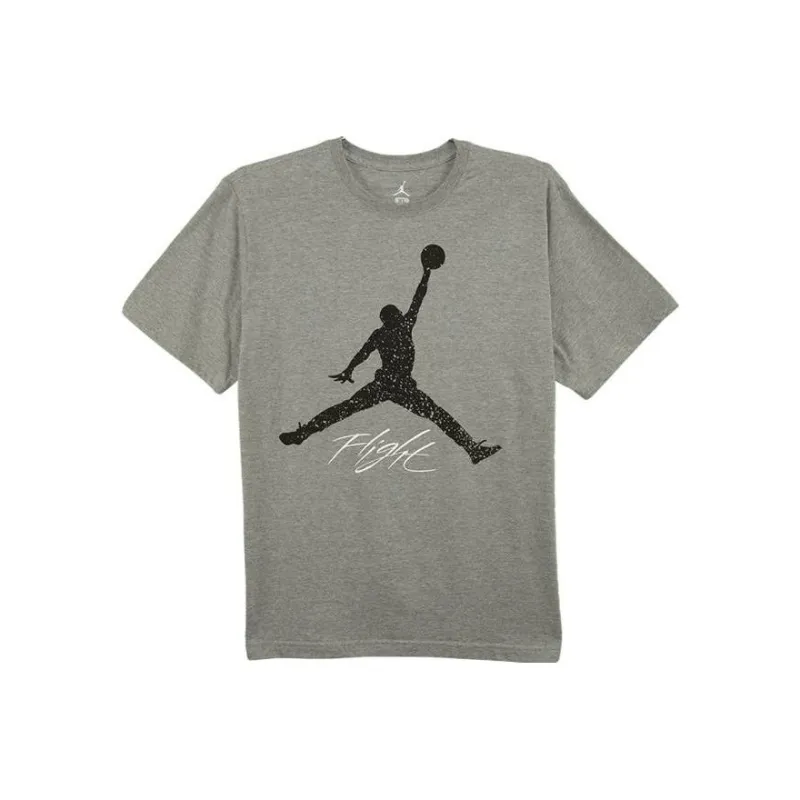 Jordan T-Shirt Men's Gray Black-0