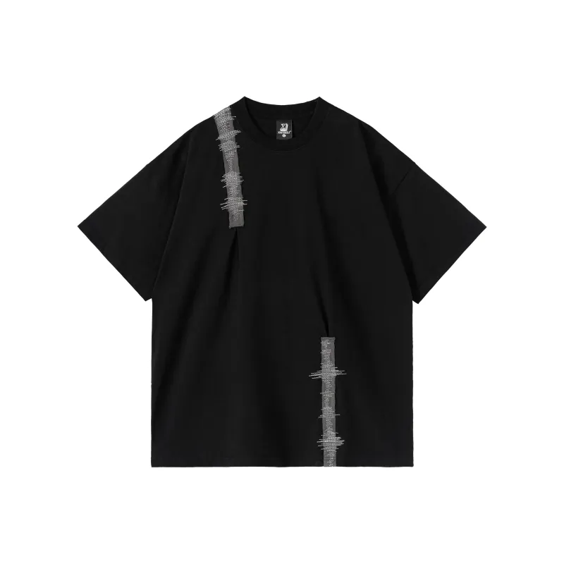 XINYINSU Summer T Shirt Unisex Black-0