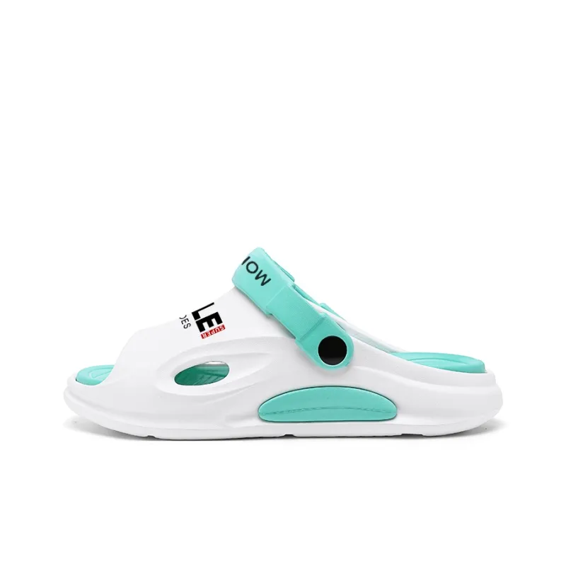MIIOW Beach Sandals Unisex Black Orange/Beige Brown/White Green/White Black/White Lake Blue-12