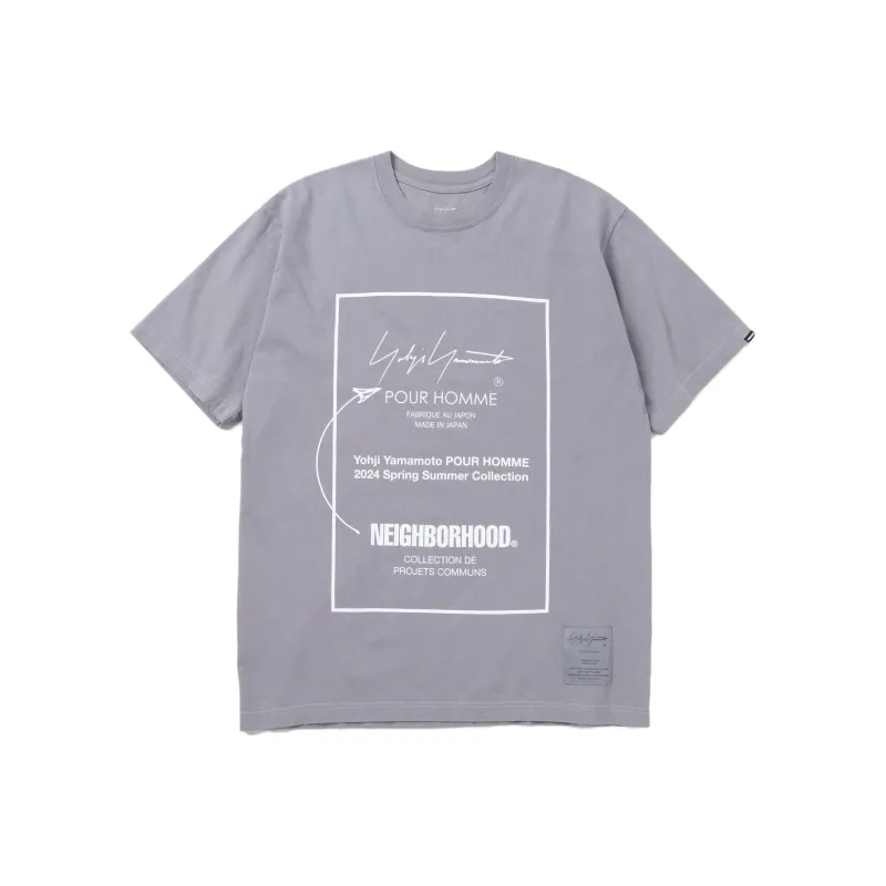Yohji Yamamoto X Neighborhood Logo-print Cotton T-shirt-2