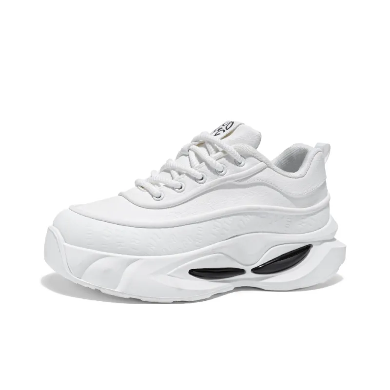JANECO Slip Resistant, Abrasion Resistant, Breathable Low Top Chunky Sneakers Men's-7