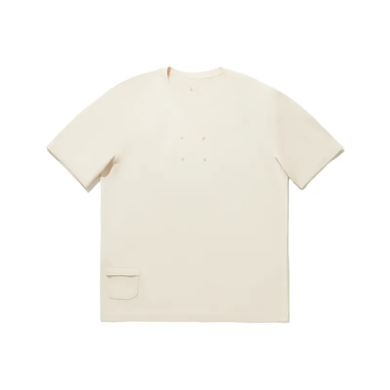 LiNing x CRC, T Shirt Unisex Sand Gravel Gray-0