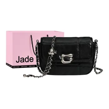Jade En Plus PVC Crossbody Bag Regular Women's Black/Silver