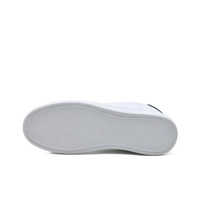 DM Classic Genuine Leather White Sneakers Flat Couple's Trendy Shoes Low Top Skateboard Shoes Unisex-9