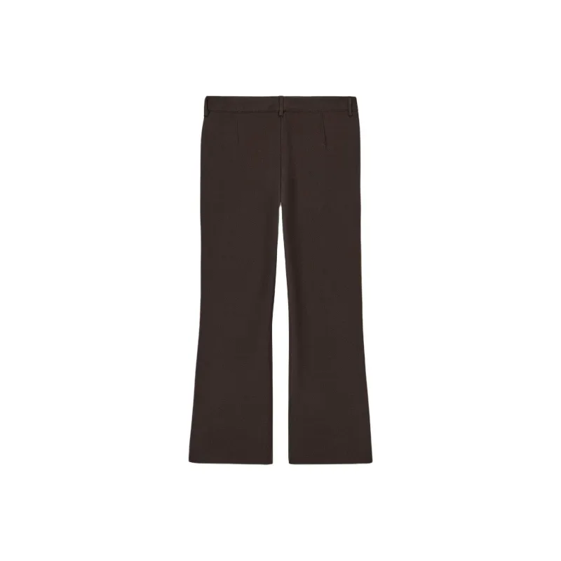 ZARA ZW Series Casual Pants Women's Chocolate Brown-1