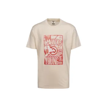 NBA Atlanta Hawks T Shirts Men Apricot
