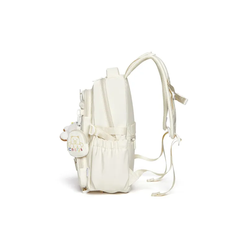 CNOLES Fabric Backpack Women's Pink Cream/Cream White-6