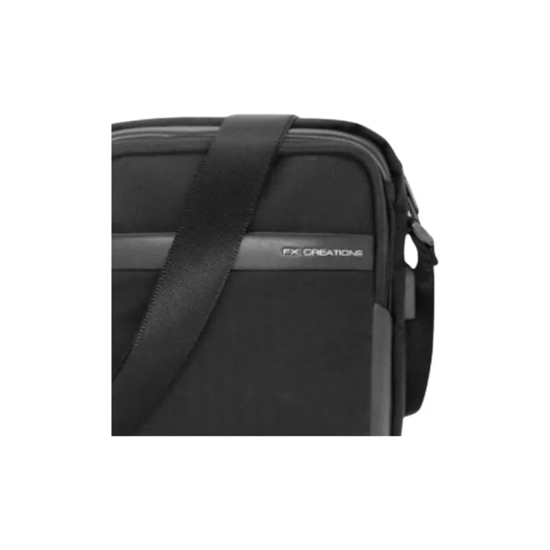 FX CREATIONS Polyester Shoulder Bag Small Size Men's Black-4