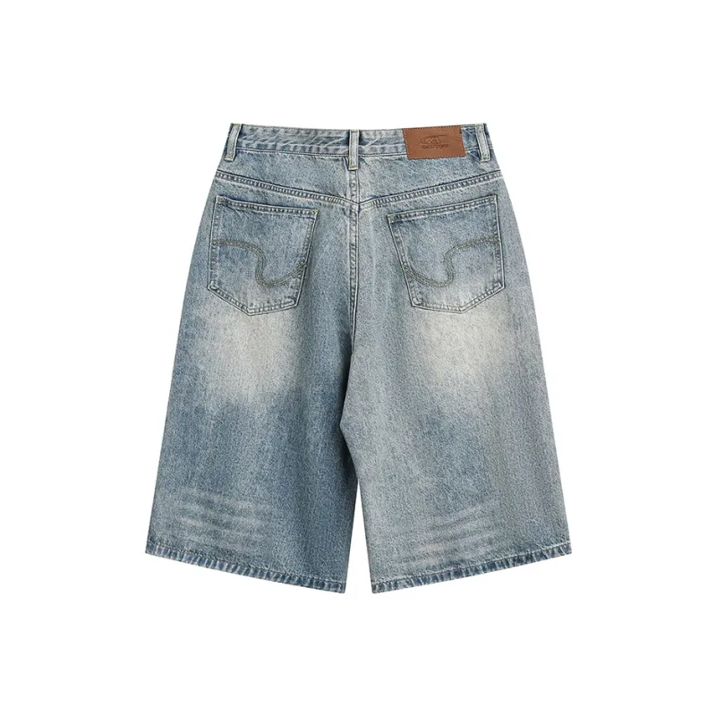 TIRED Denim Shorts Unisex-9