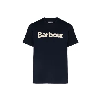 BARBOUR Logo print Cotton T shirt