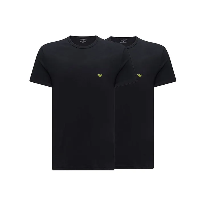 EMPORIO ARMANI T Shirt Men's 2 Pack Black-0