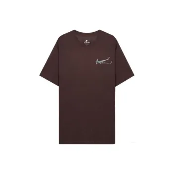 Nike T Shirts Men Brown