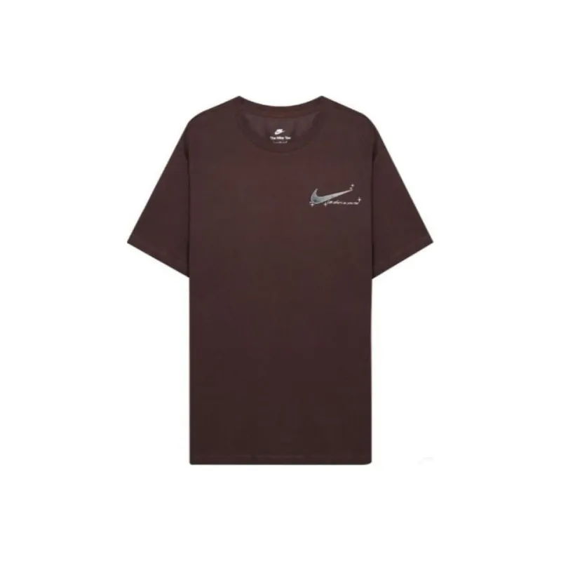 Nike T Shirts Men Brown-0