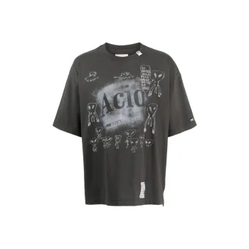 Maison Mihara Yasuhiro Graphic Printed Crewneck T Shirt