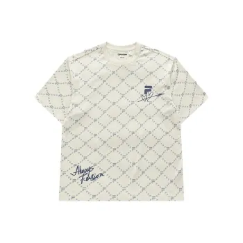 FILA FUSION FOB Series T Shirt Unisex Wheat Cream