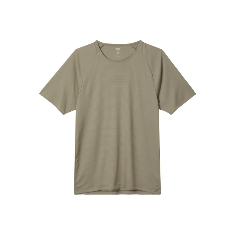 UNIQLO Raglan Sleeve T Shirt Unisex Olive-0