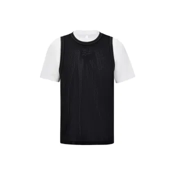 Reebok HOOP 2 In 1 VEST U T-Shirt Unisex Black