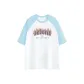 White & Sky Blue