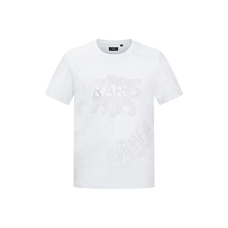 RARE Short Sleeved T Shirts Men's White-0