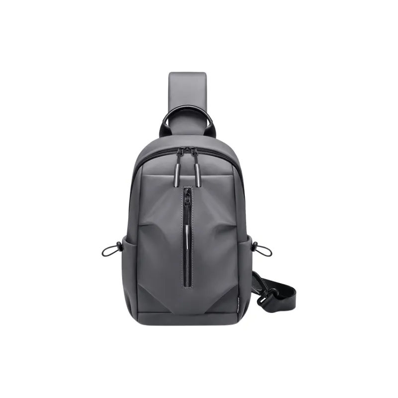 POLO Fabric Sling Bag Regular Men's Black/Gray-1