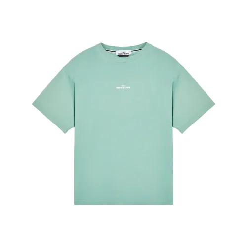 STONE ISLAND Scratched Paint One Print T Shirt Men's Matcha Green