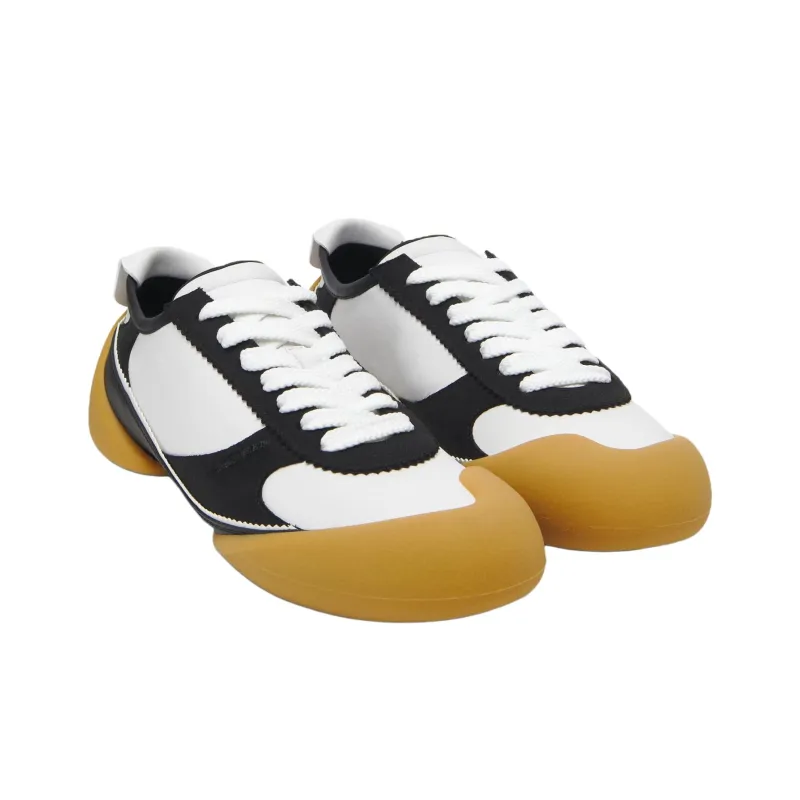 Alexander McQueen Flexion Sneaker Low Top Casual Shoes Men's Black White-3