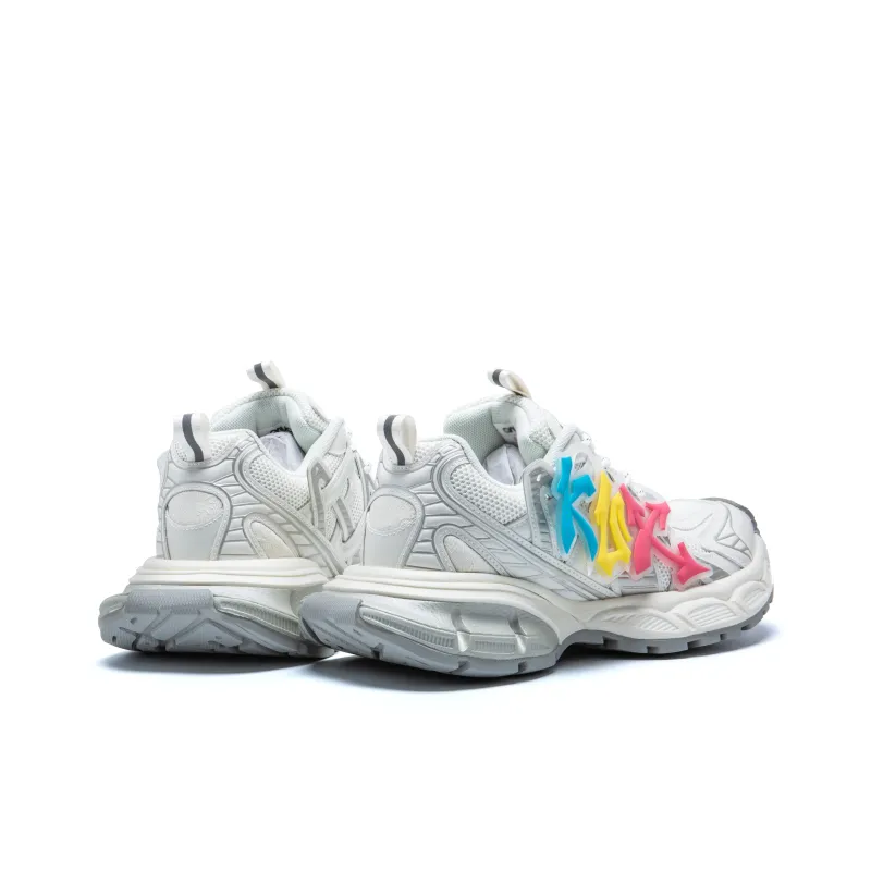 KUX Space Ship Cushioning Anti Slip Wear Resistant Breathable Height Increasing Low Top Chunky Sneakers Unisex-4