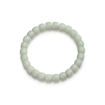 XIBAOCHUNHUA Hetian Jade Bracelets White Jade/Pale Greenish White Jade Unisex