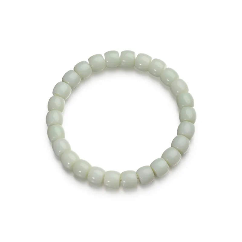 XIBAOCHUNHUA Hetian Jade Bracelets White Jade/Pale Greenish White Jade Unisex-0