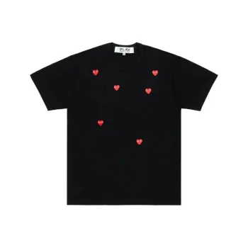 CDG Play SS24 T Shirt Unisex Black