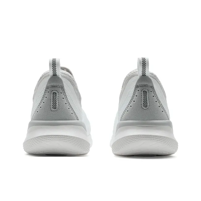 XTEP Soft Cube Breathable And Wear resistant Low Top Casual Running Shoes Women's White Silver-4