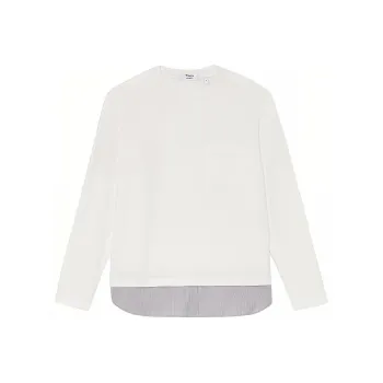 THEORY Designer Co-authored Collection T-Shirts Men White