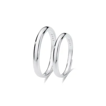 CANHUI S999 Fine Silver Rings Unisex