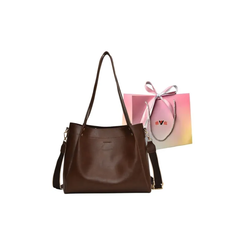 Yalu PU Shoulder Bag, Handbag Women's White/Black/Brown/Coffee-6