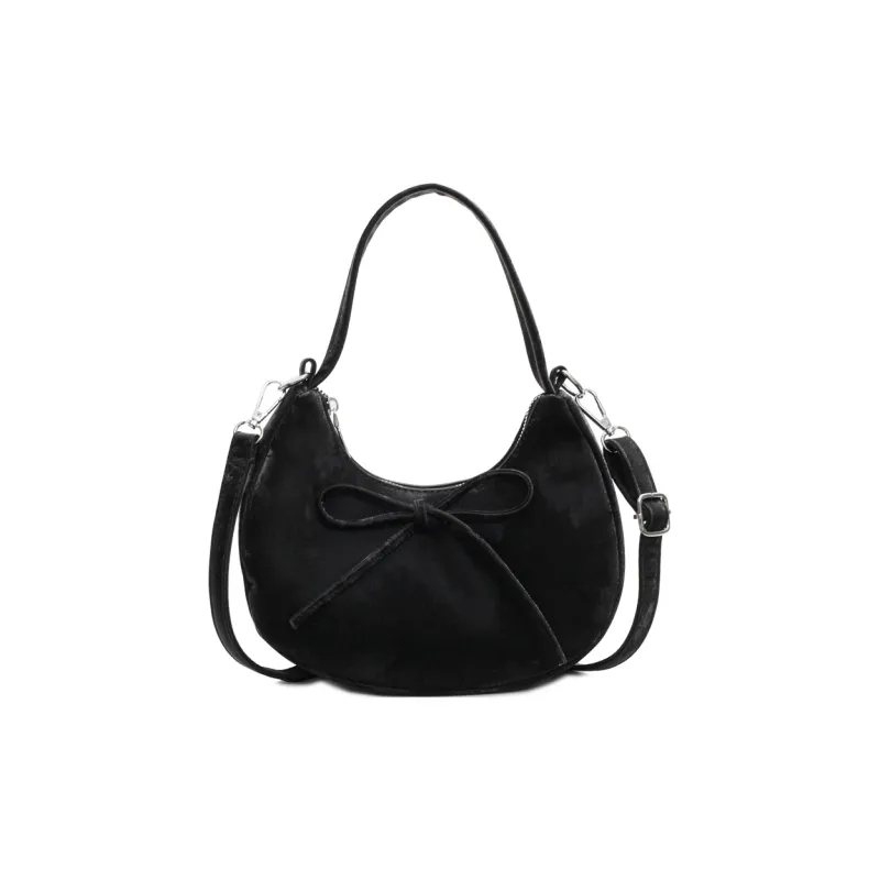 ROUNDOT PU Crossbody One Shoulder Handbags Regular Women's White/Silver/Black/Blue/Pink-14