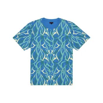 CLOT 20th Anniversary Limited Edition T-Shirts Men Blue