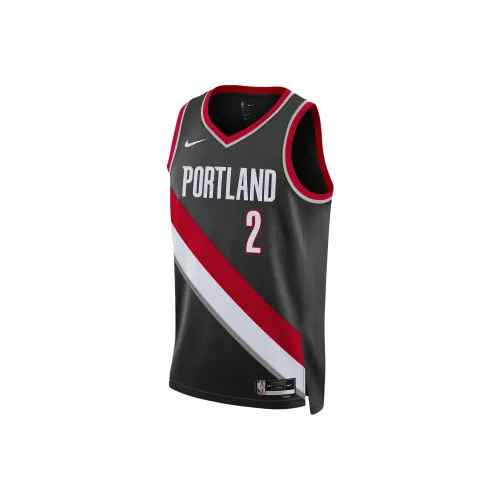 Nike Portland Trail Blazers Icon Edition 2022/23 T Shirt Men's Black