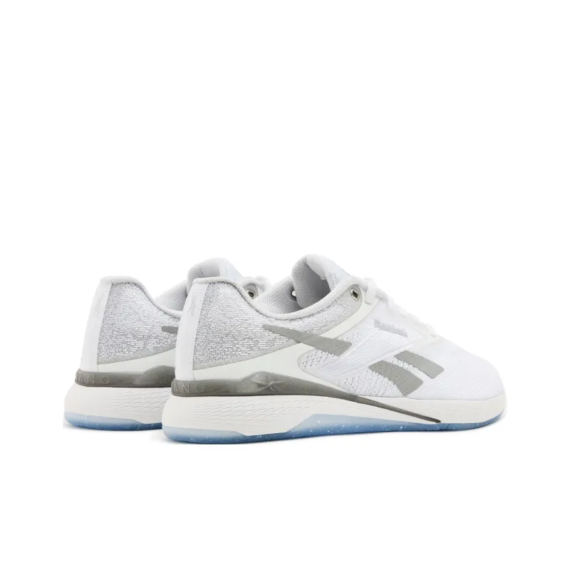 Reebok Women's Nano X5 'White Silver Metallic' Women's-3