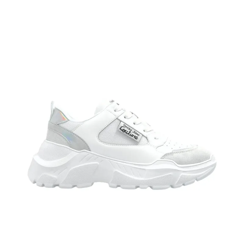 VERSACE JEANS COUTURE Low Top Casual Shoes Women's White-1