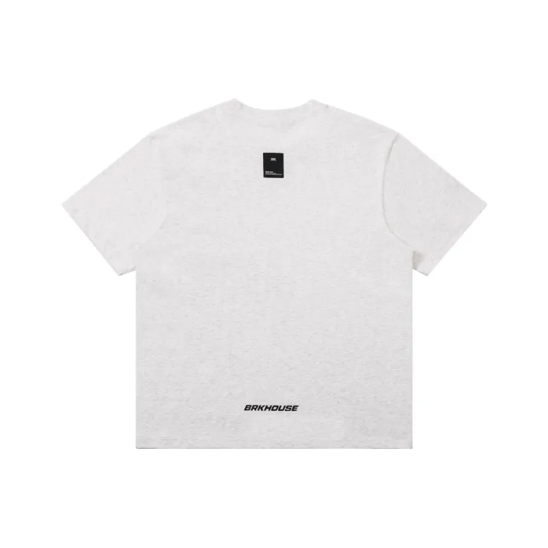 WOOD SOON Top Casual Print Basic Cooling Half Sleeve Unisex-9