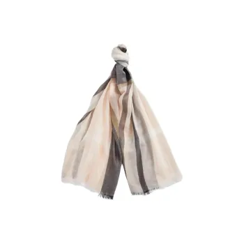 BARBOUR Wool Knit Scarves Unisex Multicolor