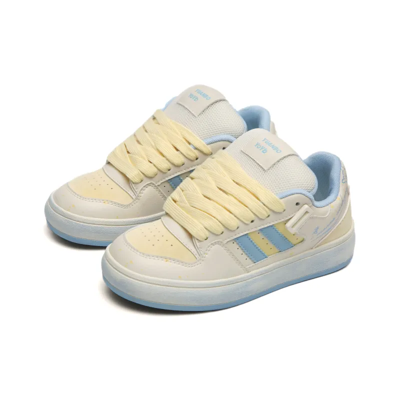 TUOPIN Low Top Skateboard Shoes Women's Pink Green-5