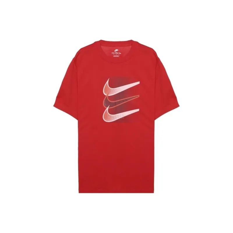 Nike T-Shirts Men Red-0