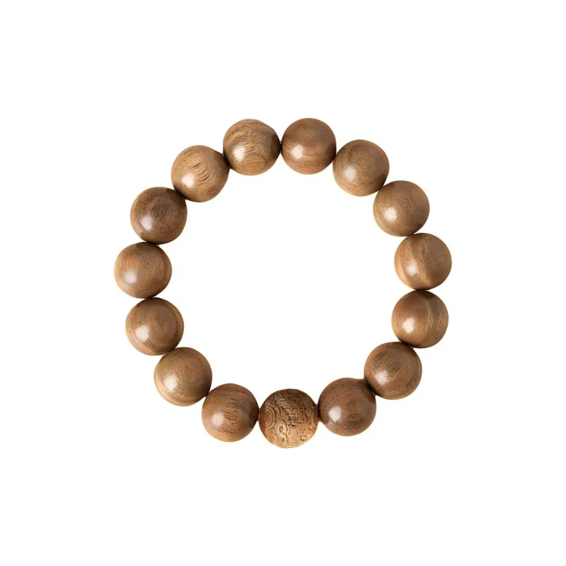 Yi Mingju Green Sandalwood Bracelets Unisex-8