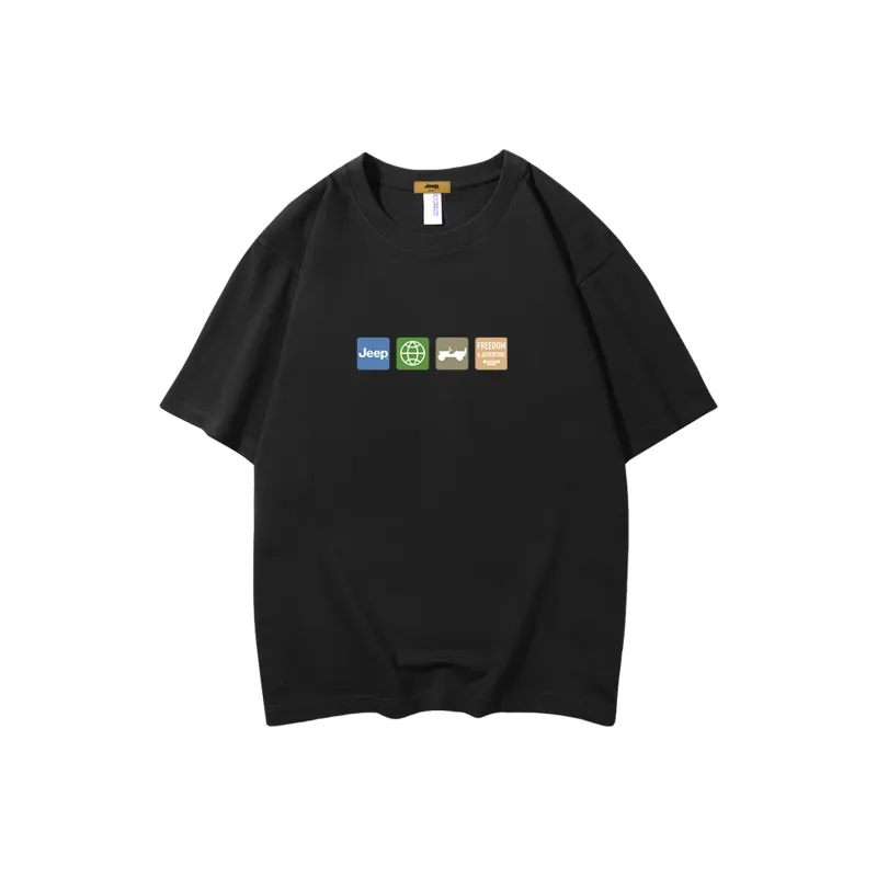 Jeep Drop Shoulder Sleeve T Shirt Unisex-0