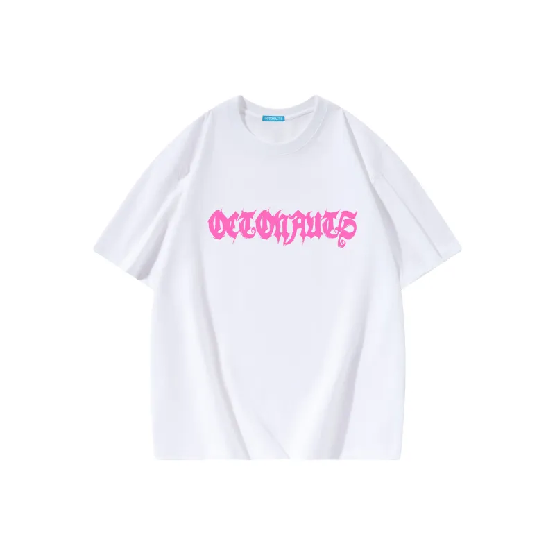 Small Columns Under The Sea Short Sleeved T Shirts Unisex White-3