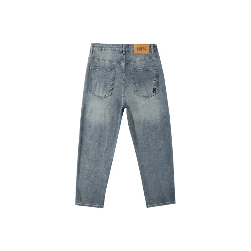 KM Jeans Unisex Dusty Gray Blue-1