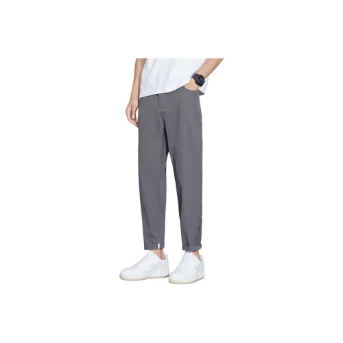 Tonlion Casual Pants Unisex Dark Gray